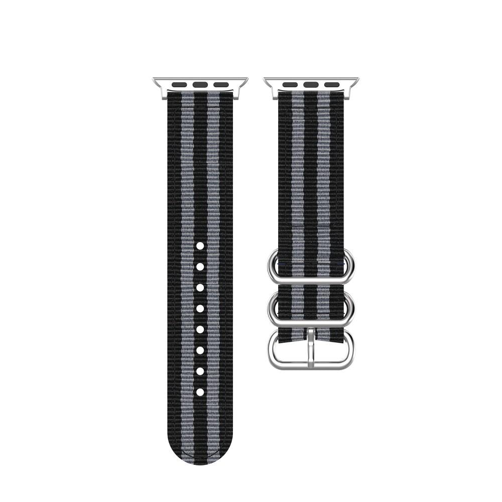 Natoarmband Apple Watch Ultra 49mm svart/grå