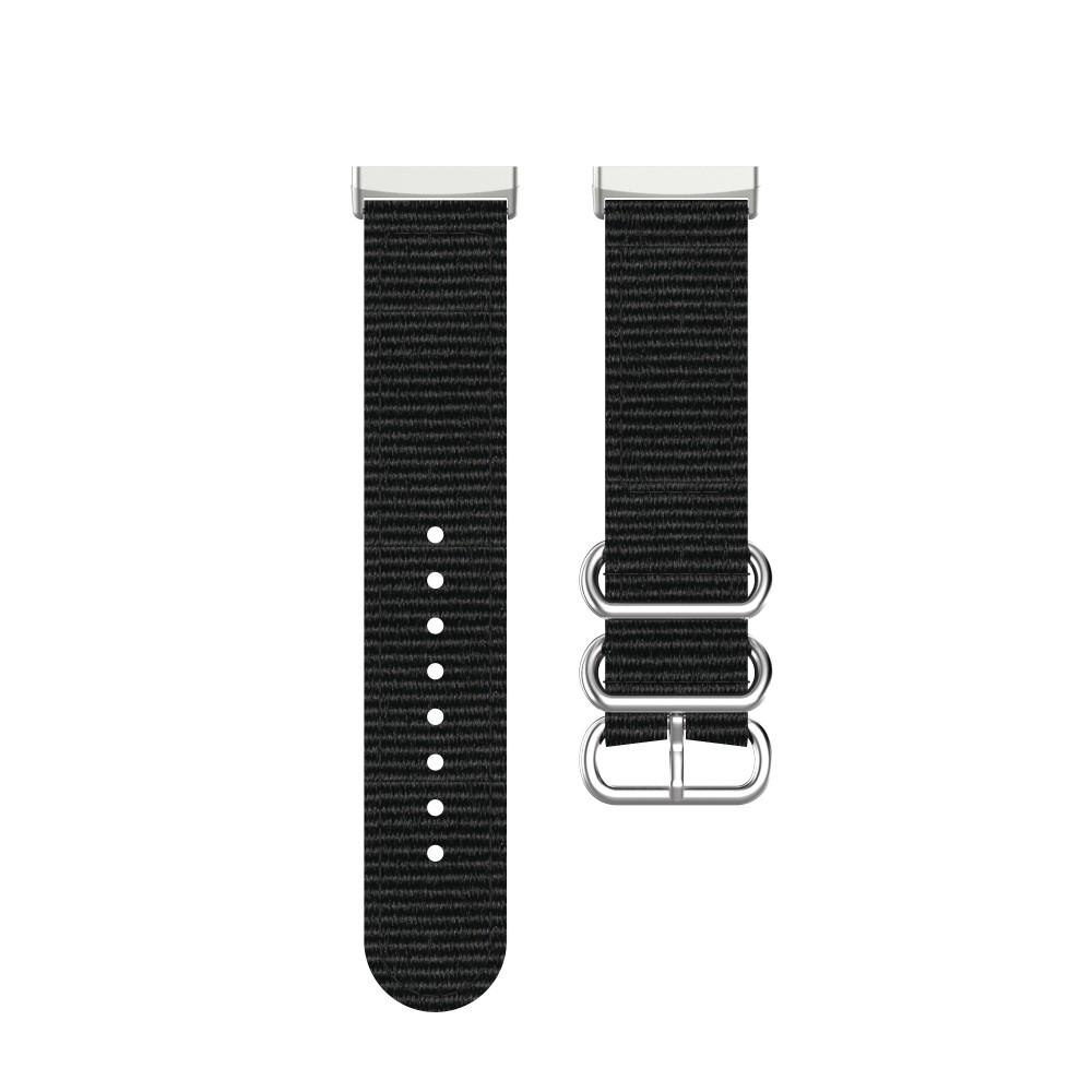 Natoarmband Fitbit Versa 3/Sense svart