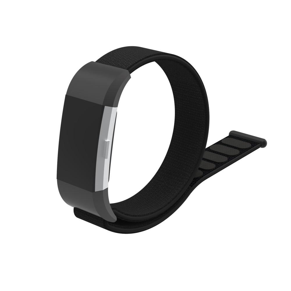 Nylonarmband Fitbit Charge 2 svart