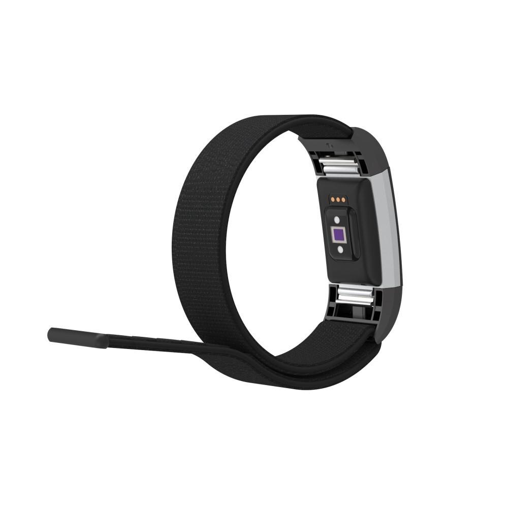 Nylonarmband Fitbit Charge 2 Svart