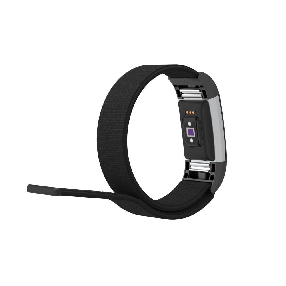 Nylonarmband Fitbit Charge 2 svart