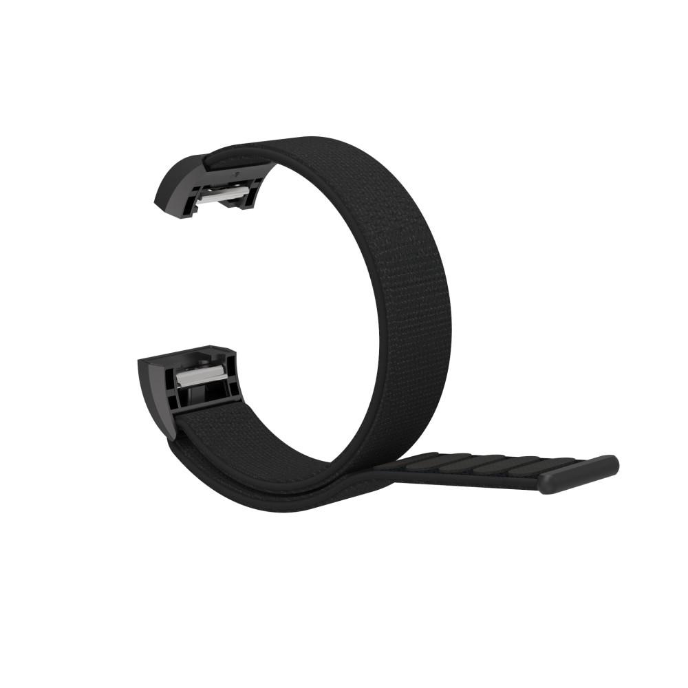 Nylonarmband Fitbit Charge 2 svart