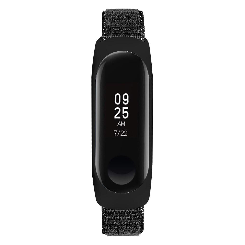 Nylonarmband Xiaomi Mi Band 4/Mi Band 3 Svart