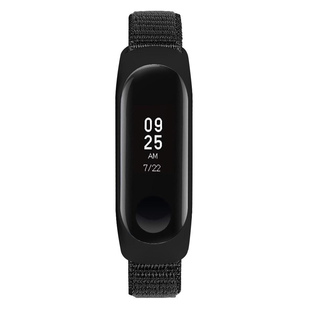 Nylonarmband Xiaomi Mi Band 3/4 svart