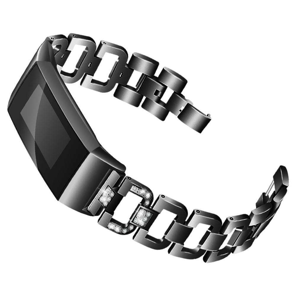 Rhinestone Bracelet Fitbit Charge 3/4 Black