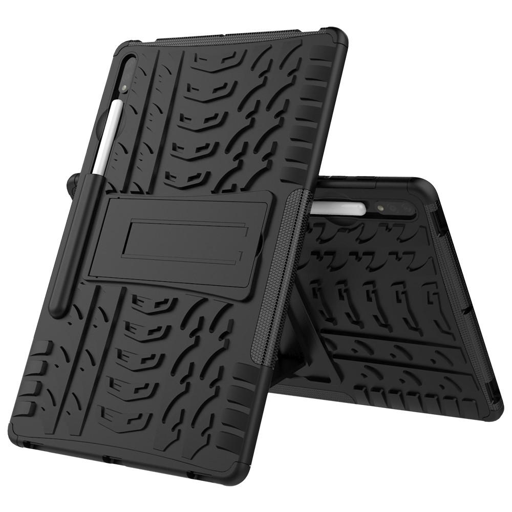 Rugged Case Samsung Galaxy Tab S7 Plus/S8 Plus 12.4 svart