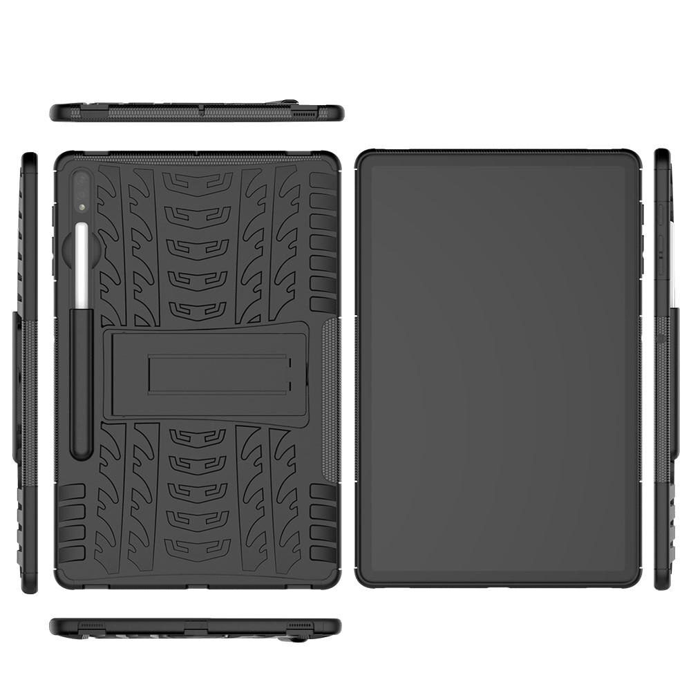 Rugged Case Samsung Galaxy Tab S7 Plus/S8 Plus 12.4 svart