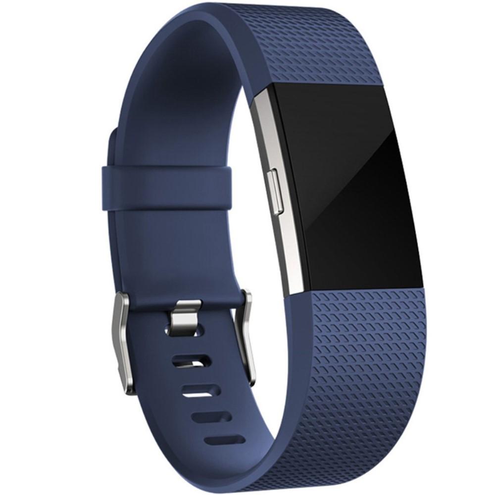 Silikonarmband Fitbit Charge 2 blå