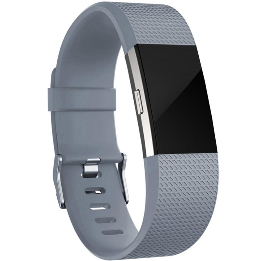 Silikonarmband Fitbit Charge 2 grå