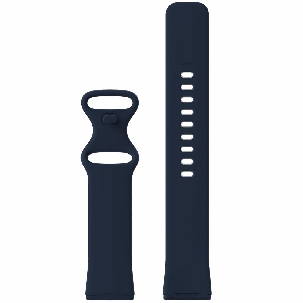Silikonarmband Fitbit Versa 3/Sense mörkblå (Small)