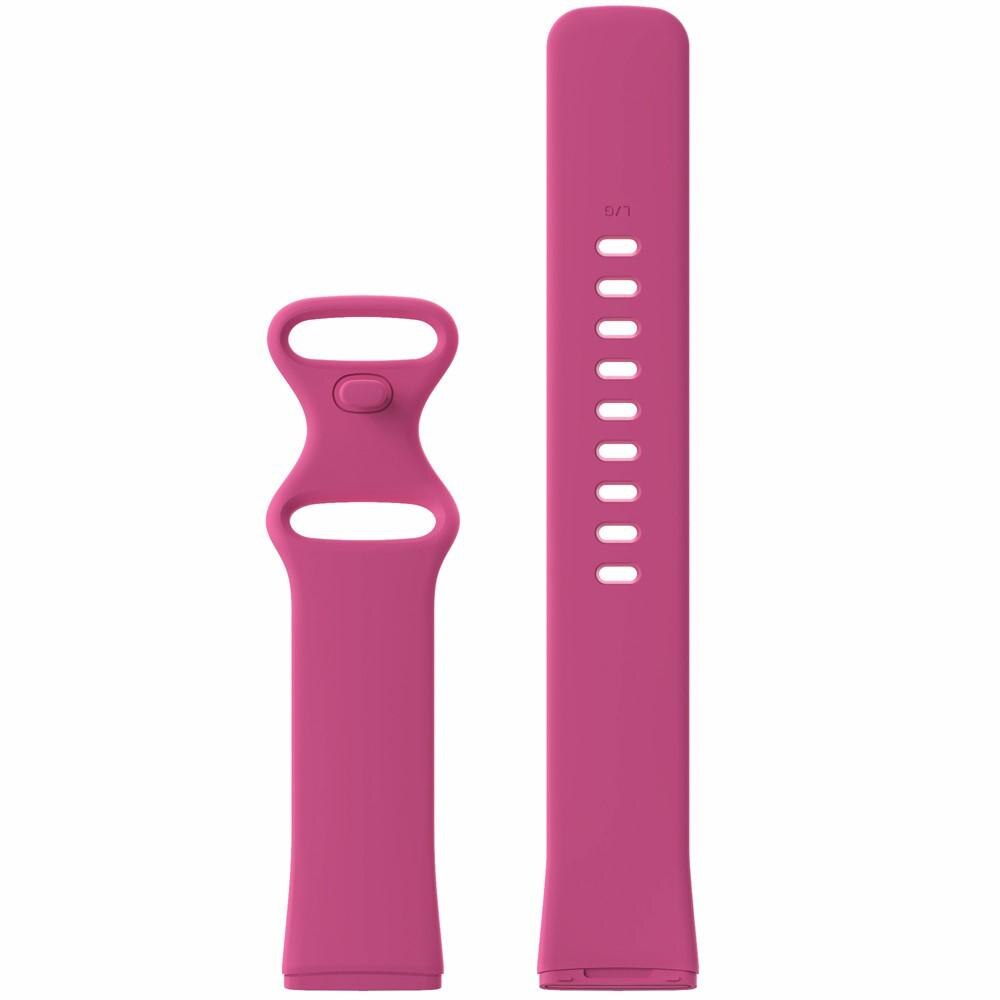 Silikonarmband Fitbit Versa 3/Sense rosa (Small)