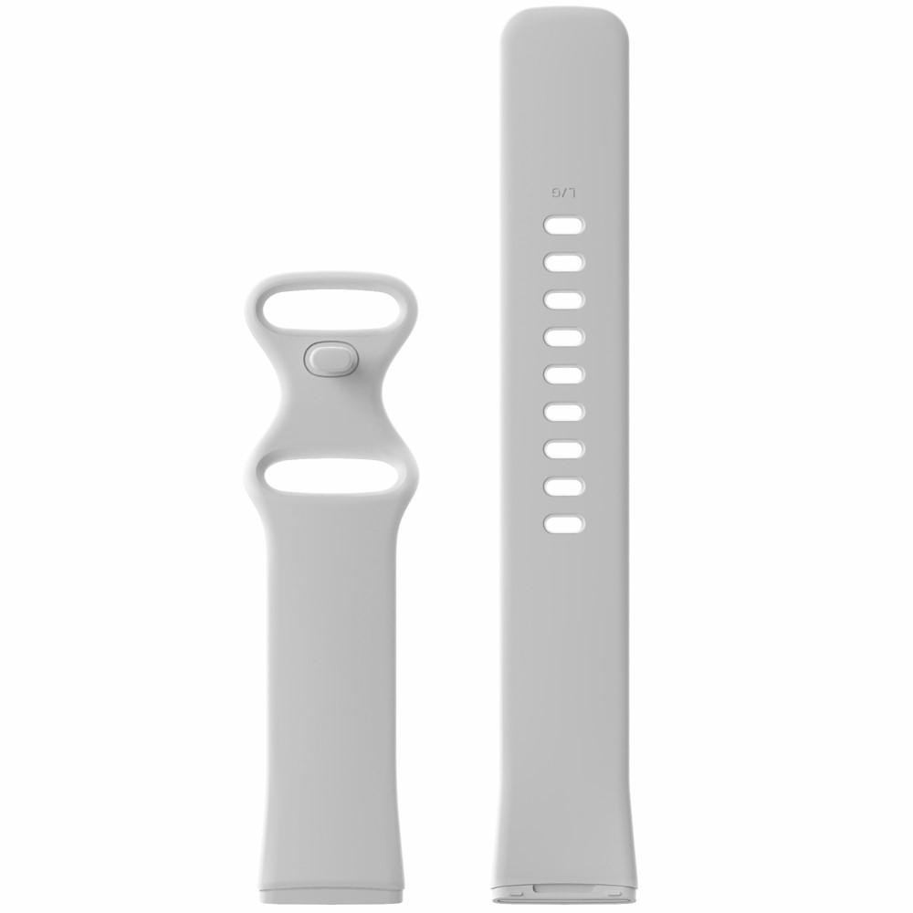 Silikonarmband Fitbit Versa 3/Sense vit (Small)
