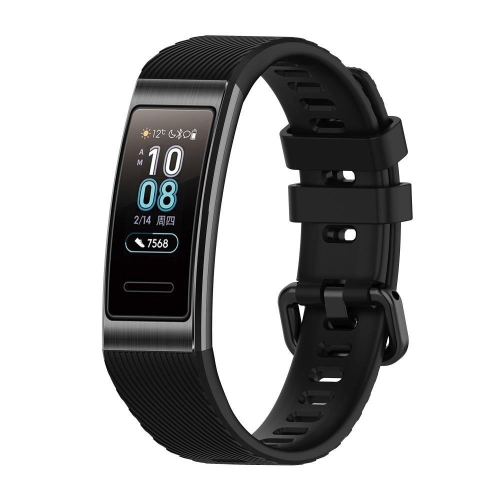 Silikonarmband Huawei Band 3/3 Pro svart