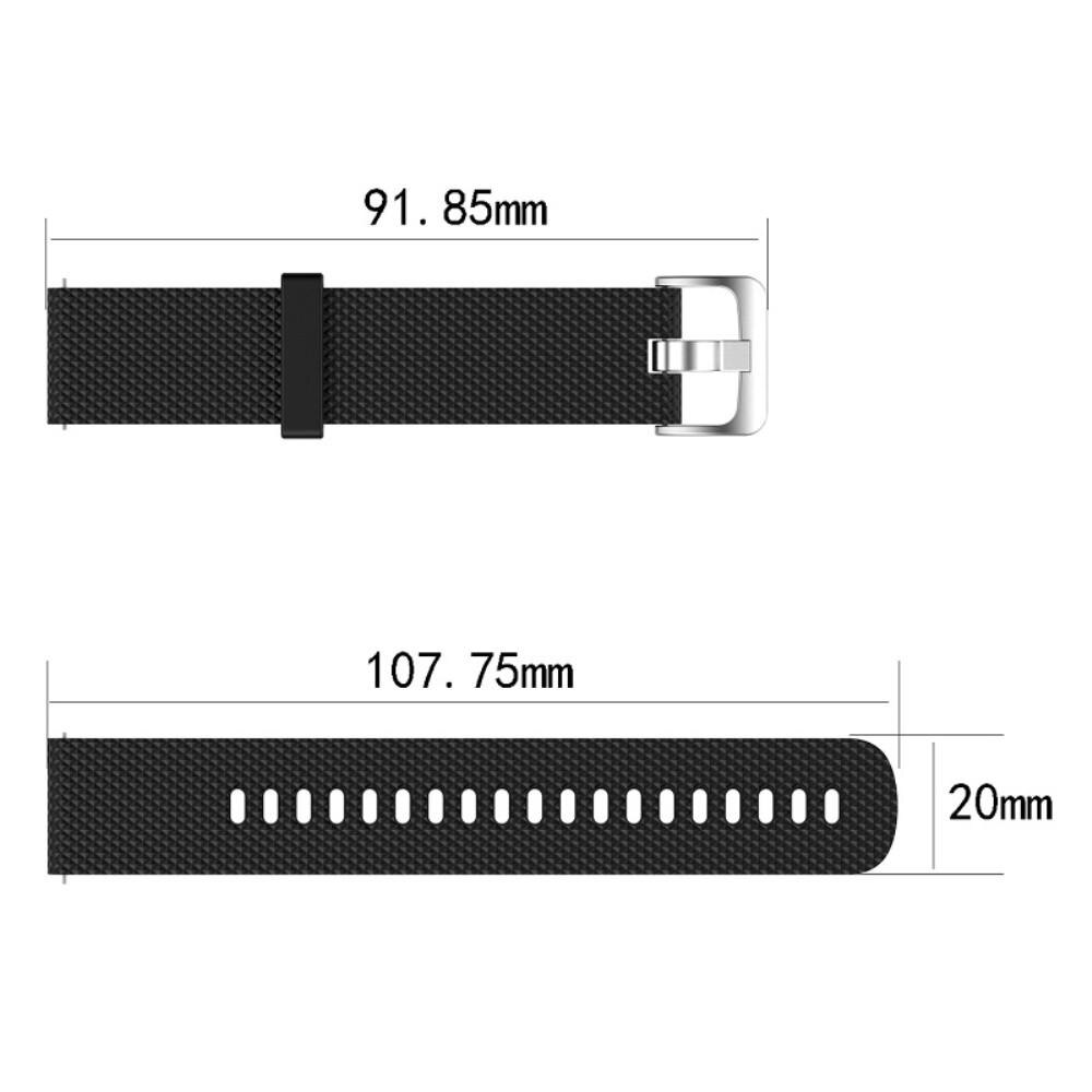 Silikonarmband Polar Ignite svart