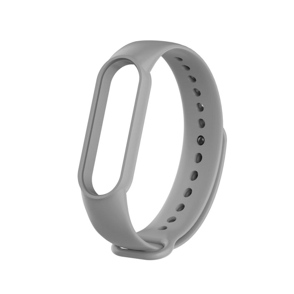 Silikonarmband Xiaomi Mi Band 5/Mi Band 6 Grå