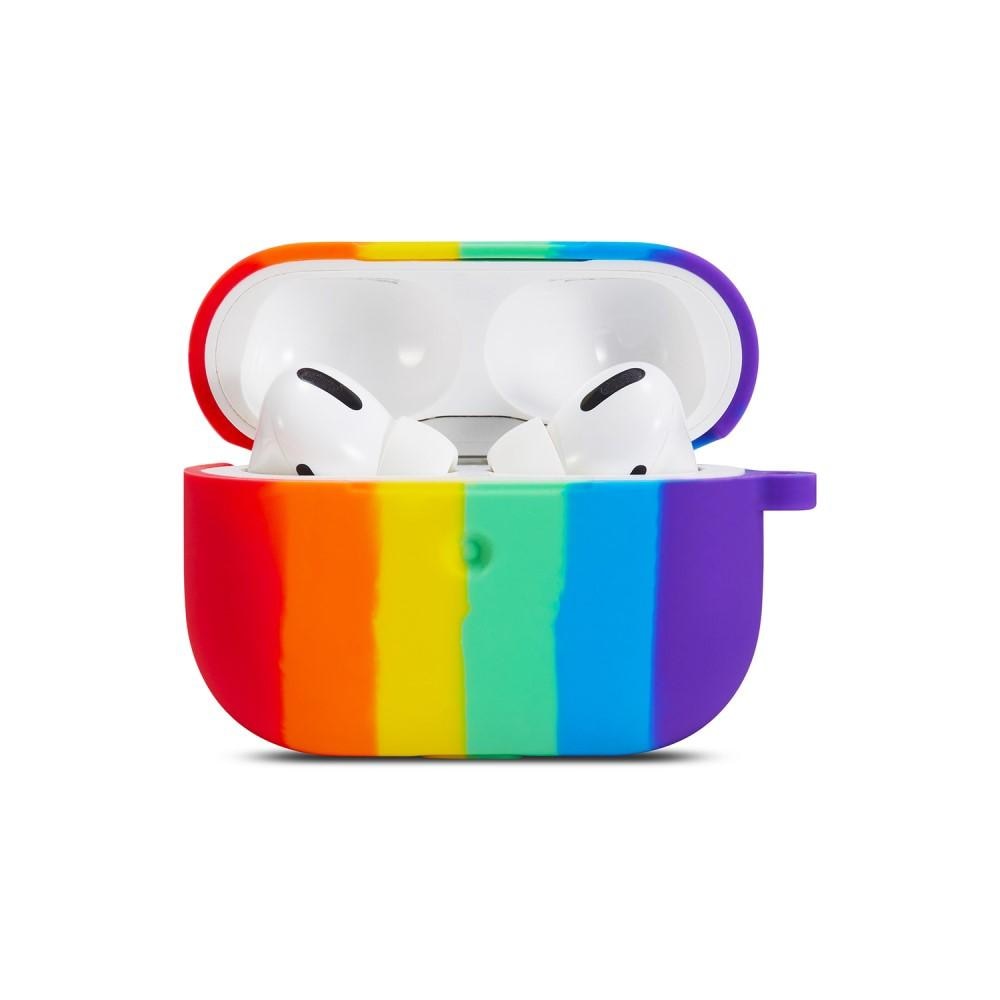 Silikonskal Apple AirPods Pro rainbow