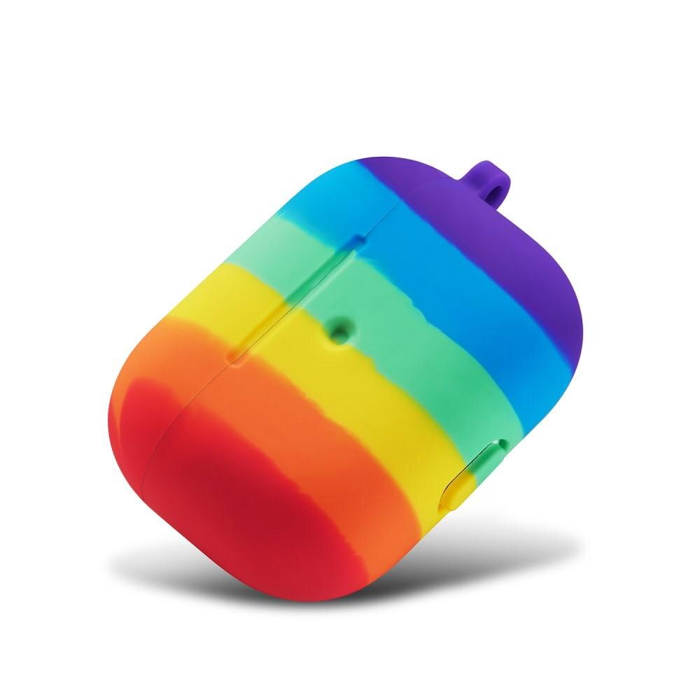 Silikonskal Apple AirPods Pro rainbow