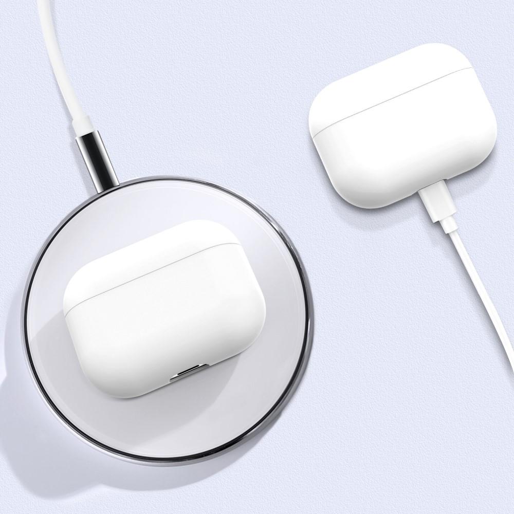 Silikonskal Apple AirPods Pro vit