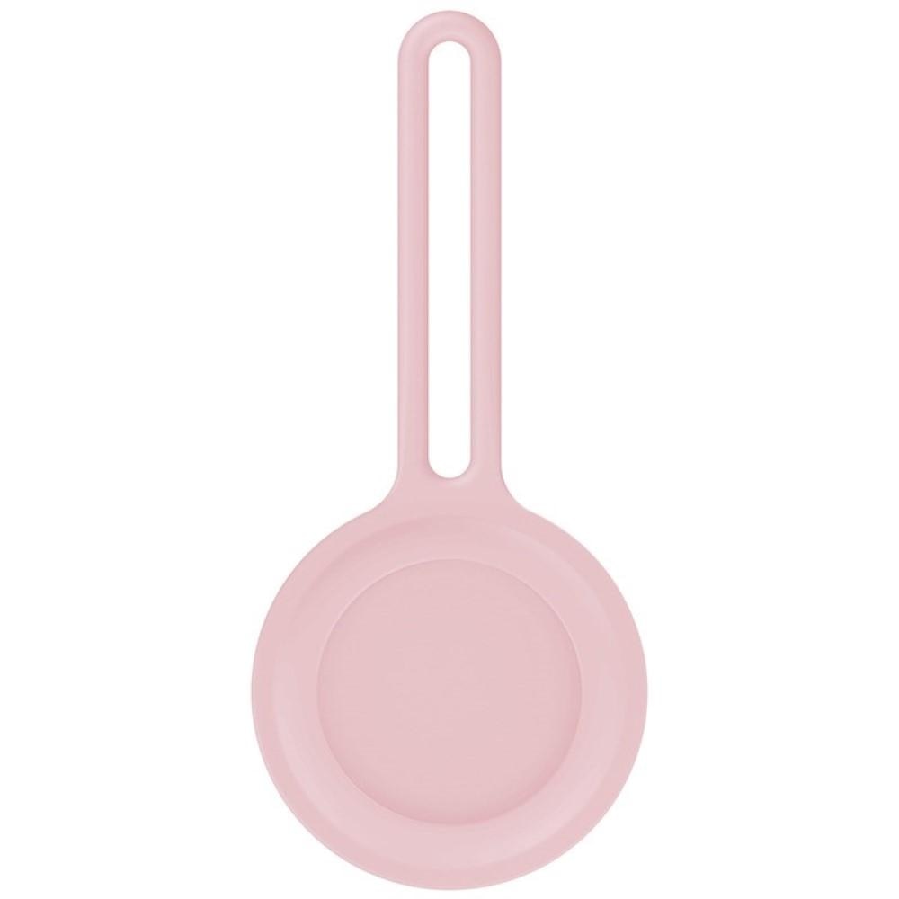 Silikonskal/nyckelring Apple AirTag rosa