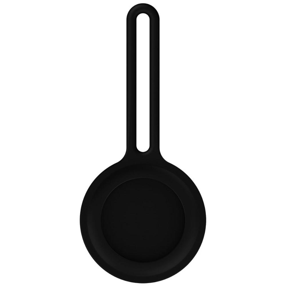 Silikonskal/nyckelring Apple AirTag svart