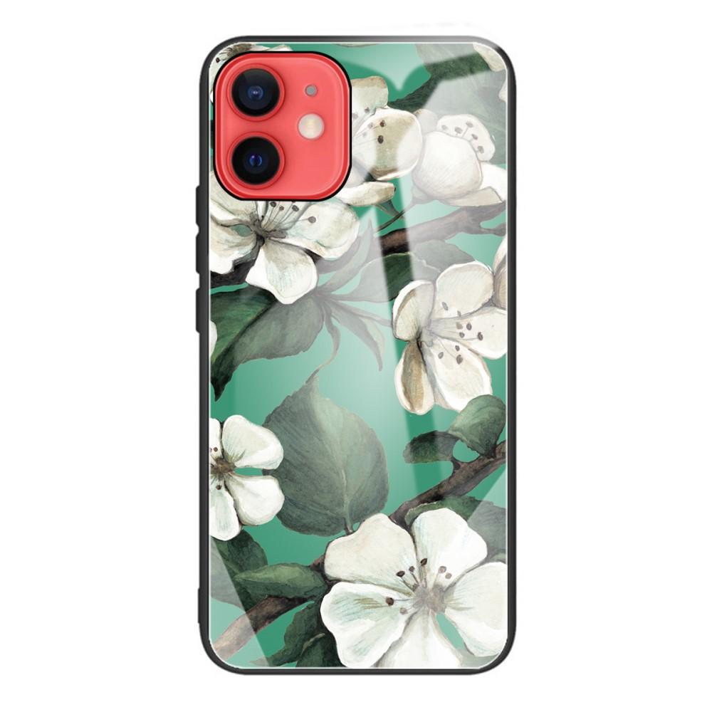 Skal Härdat Glas iPhone 11 blommor