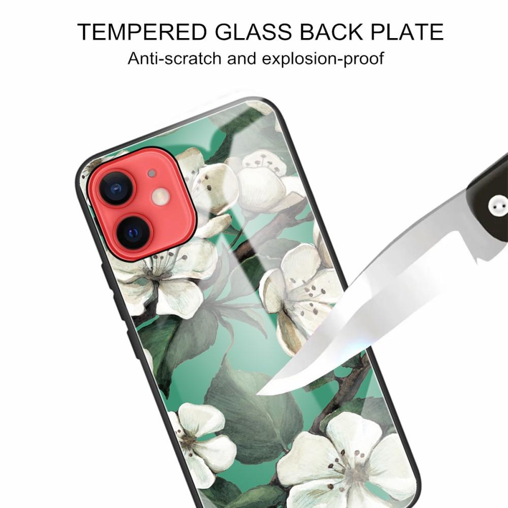 Skal Härdat Glas iPhone 11 blommor