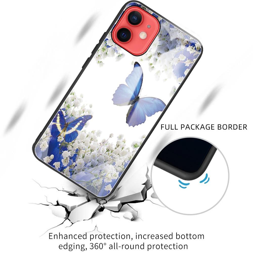 Skal Härdat Glas iPhone 11 fjärilar