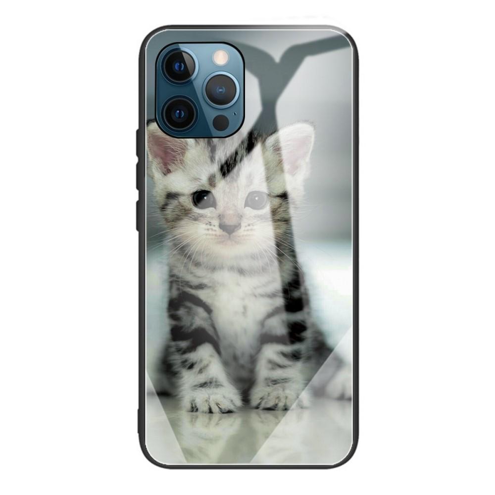 Skal Härdat Glas iPhone 12/12 Pro kattunge