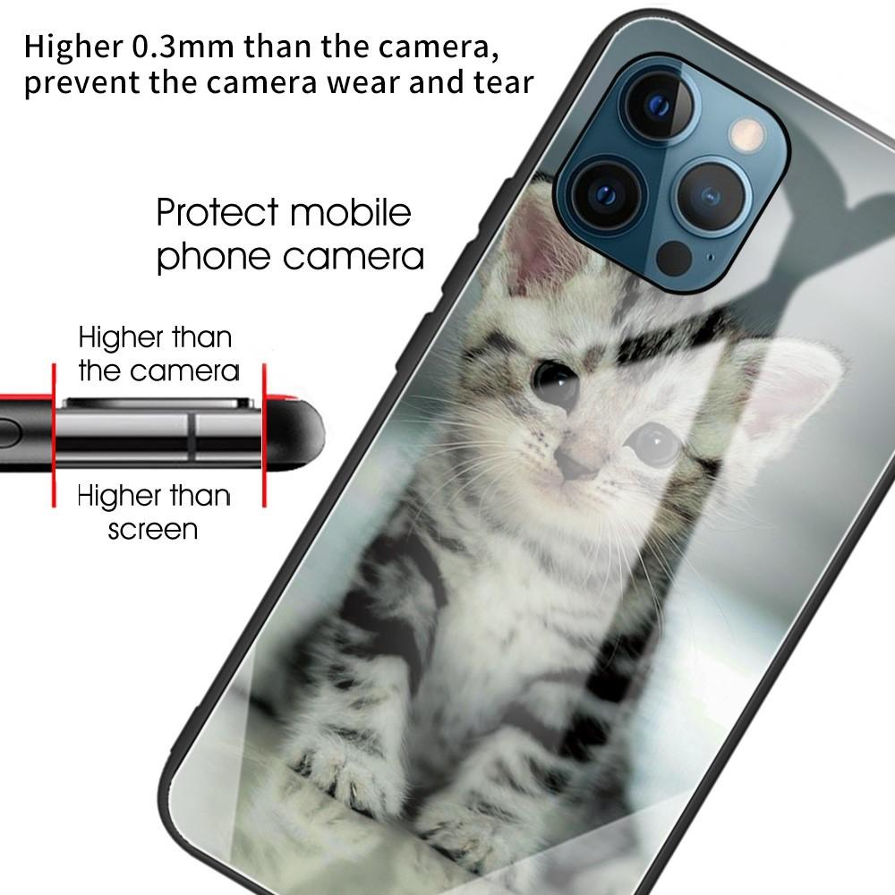 Skal Härdat Glas iPhone 12/12 Pro kattunge