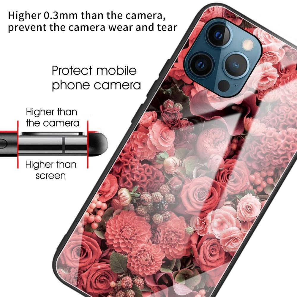 Skal Härdat Glas iPhone 12/12 Pro rosor
