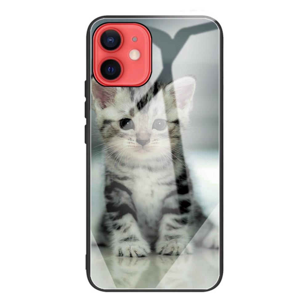 Skal Härdat Glas iPhone 12 Mini kattunge