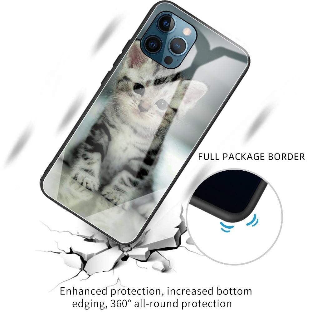 Skal Härdat Glas iPhone 12 Pro Max kattunge