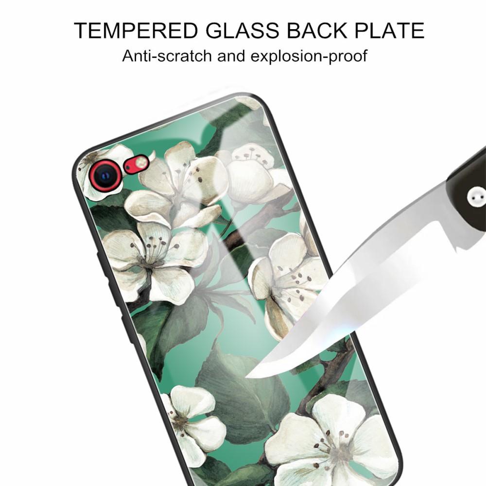 Skal Härdat Glas iPhone 7/8/SE 2020 blommor