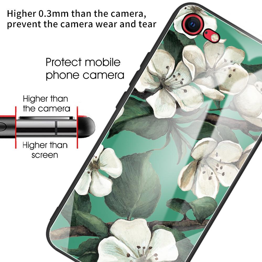 Skal Härdat Glas iPhone 7/8/SE 2020 blommor
