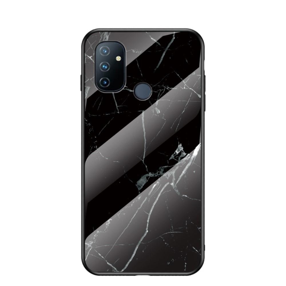 Skal Härdat Glas OnePlus Nord N100 svart marmor