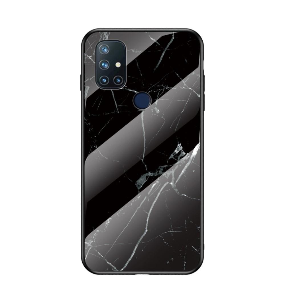 Skal Härdat Glas OnePlus Nord N10 5G svart marmor