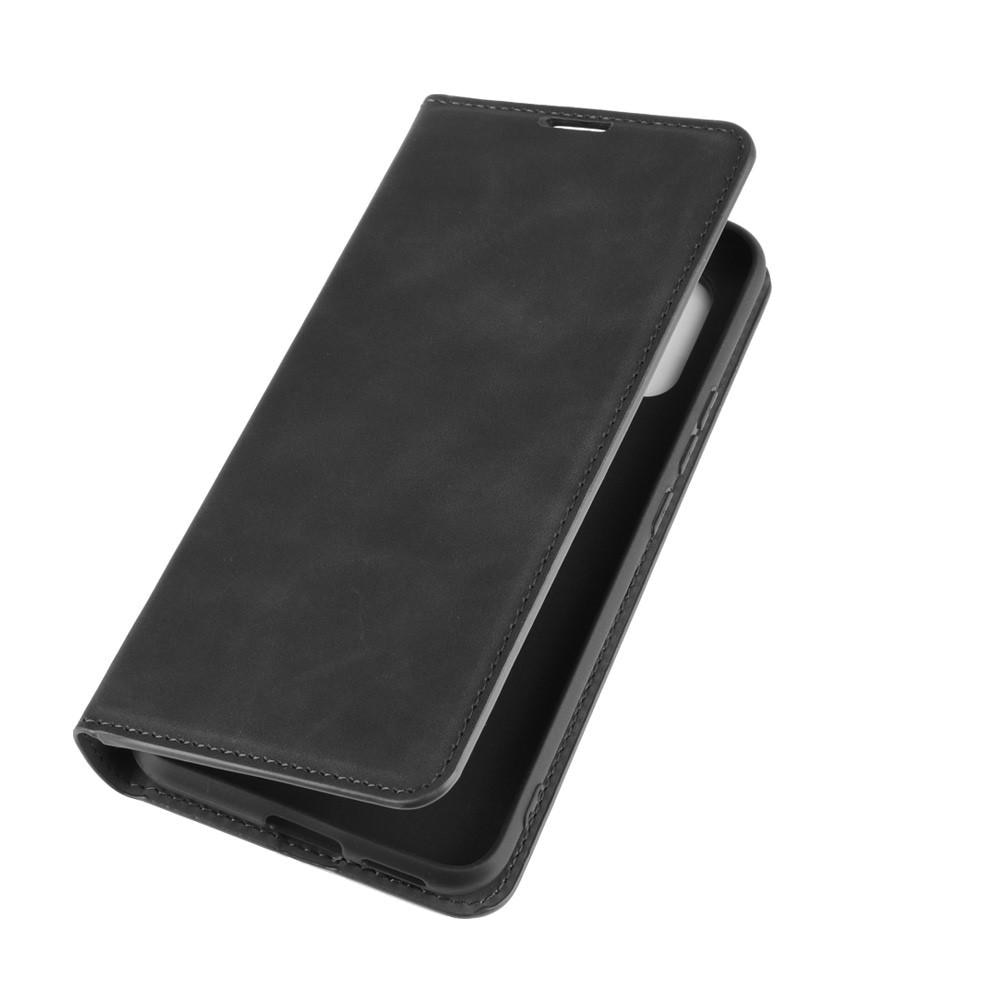 Slim Läderfodral Xiaomi Mi 10 Lite svart