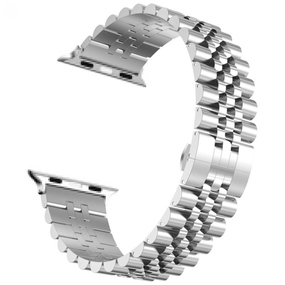 Stainless Steel Bracelet Apple Watch 45mm Series 8 Silver