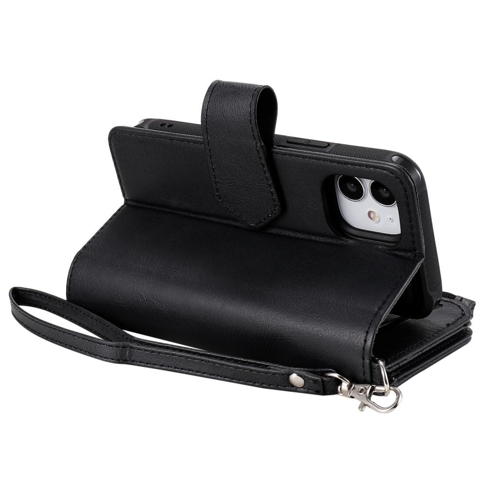 Zipper Magnet Wallet iPhone 12 Mini svart