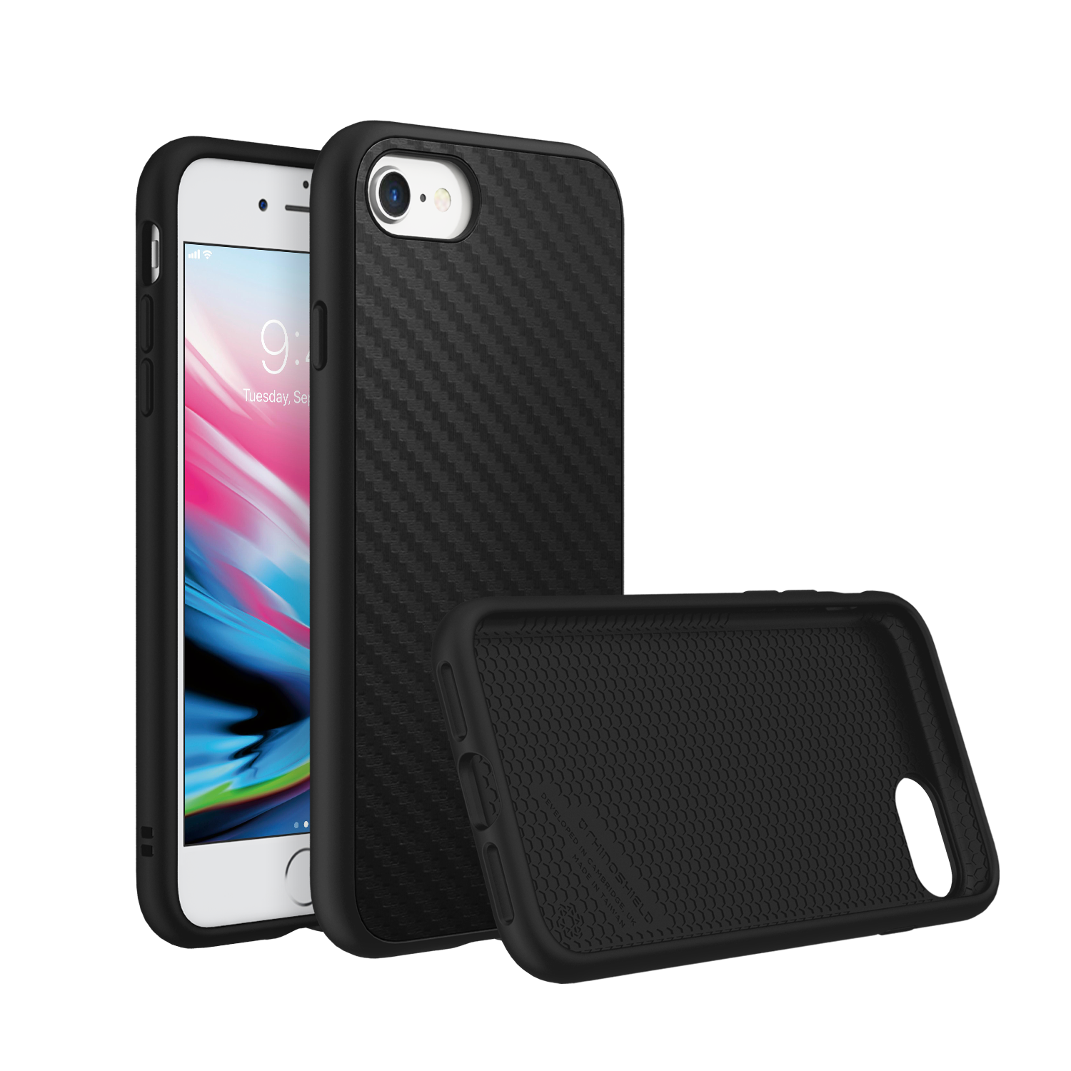 SolidSuit Skal iPhone 7/8/SE 2020 Carbon Fiber
