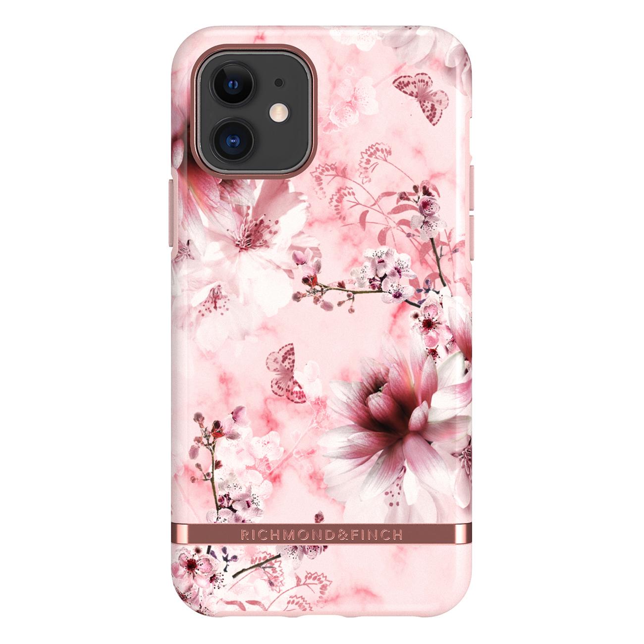 Skal iPhone 11 Pink Marble Floral