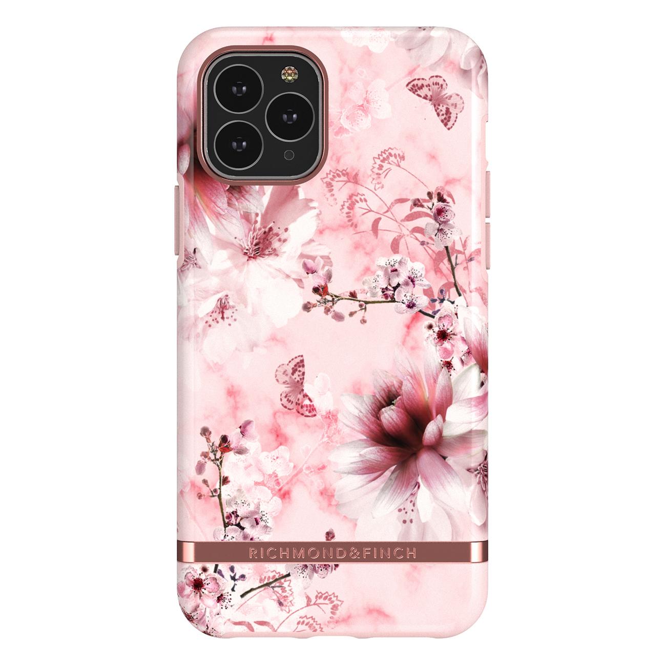 Skal iPhone 11 Pro Pink Marble Floral