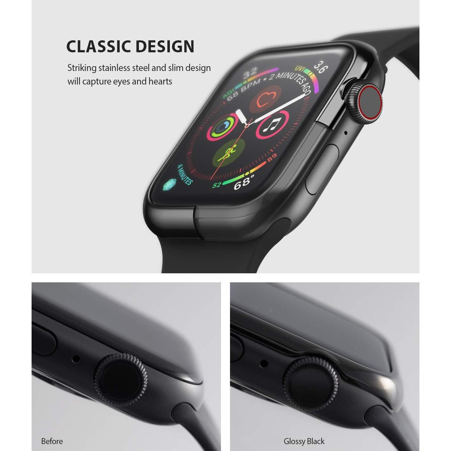 Bezel Styling Apple Watch SE 40mm Glossy Black