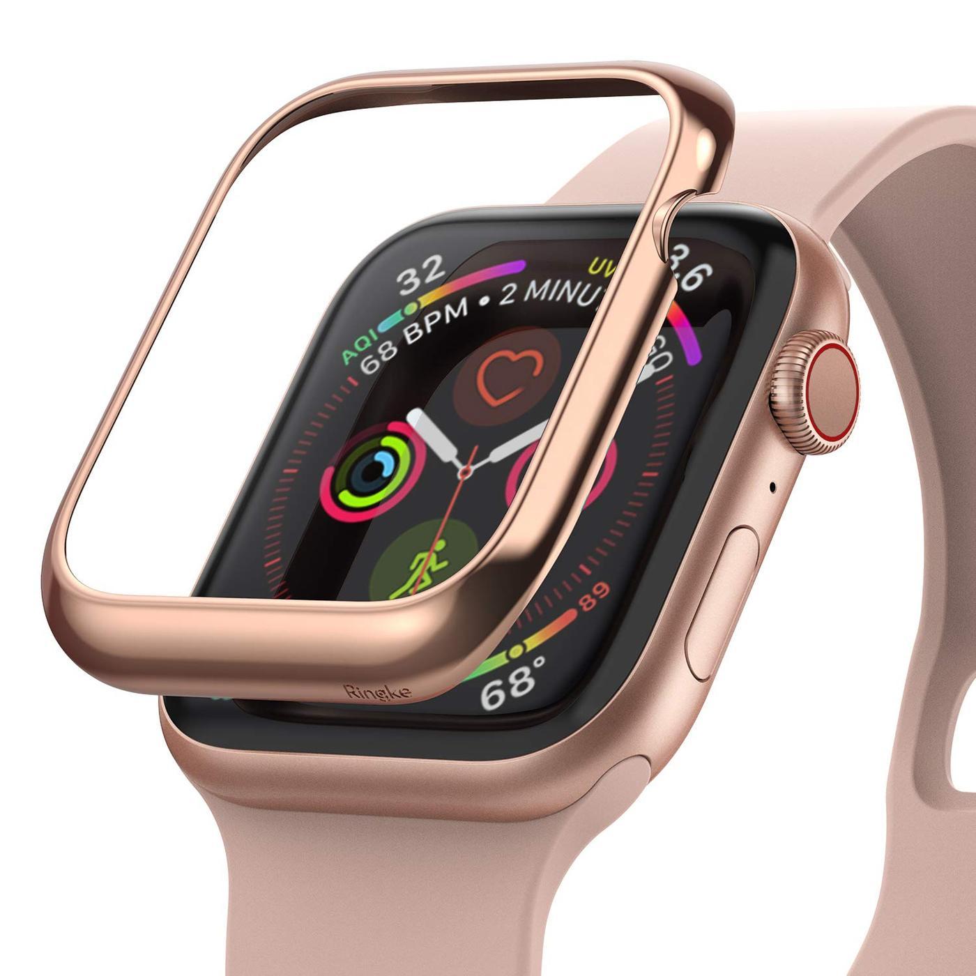 Bezel Styling Apple Watch 44mm Glossy Pink Gold