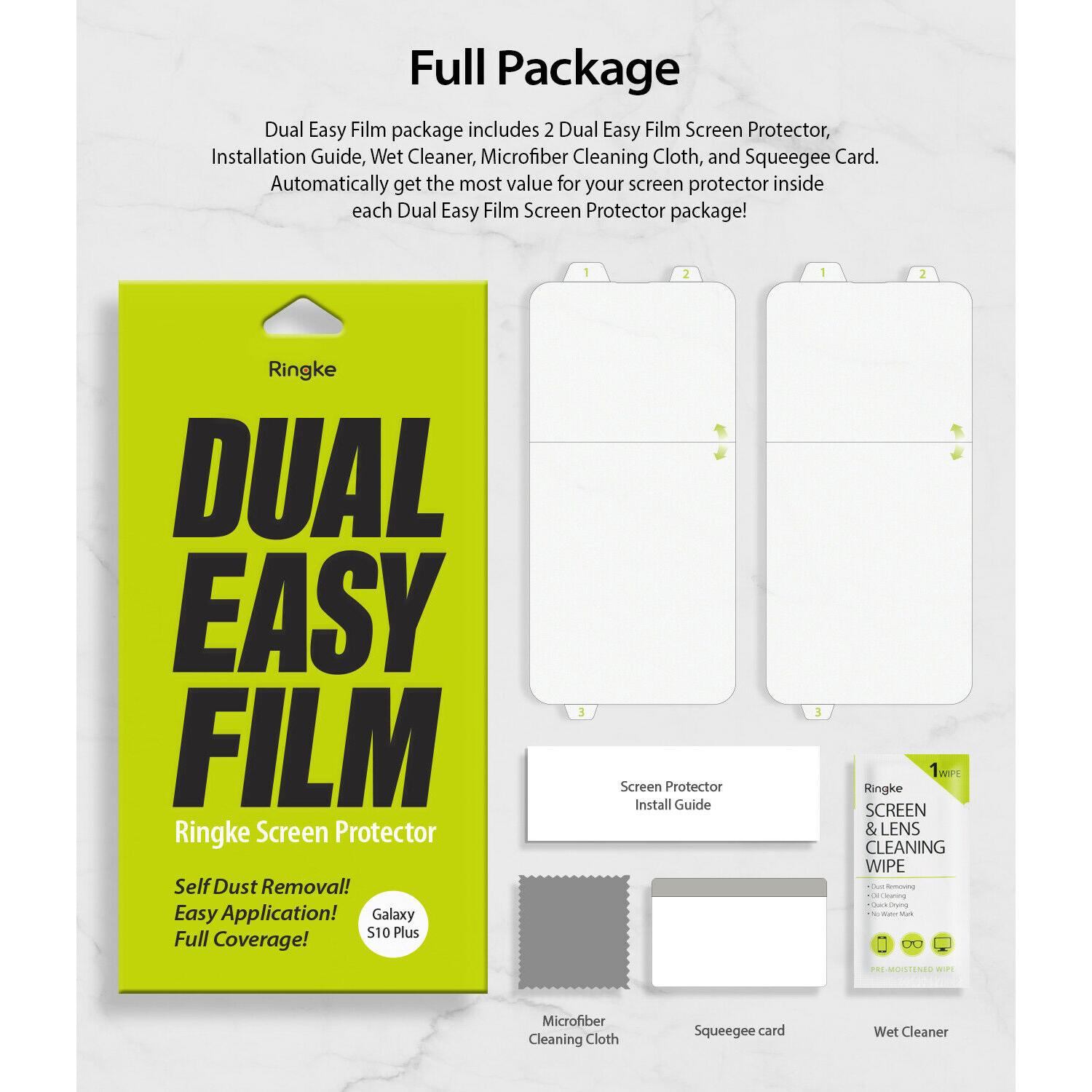 Dual Easy Screen Protector Galaxy S10 Plus