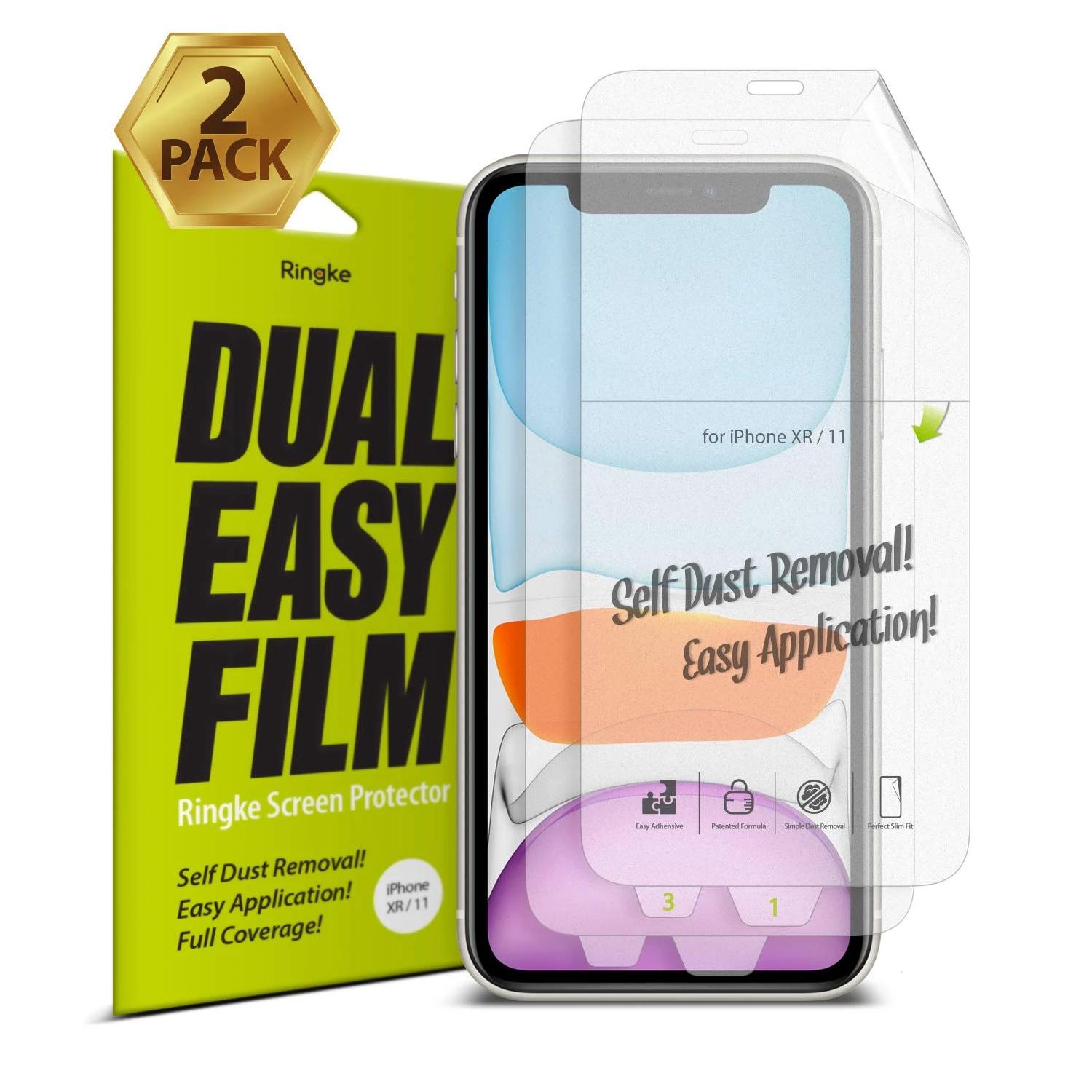 Dual Easy Screen Protector iPhone 11/XR (2-pack)