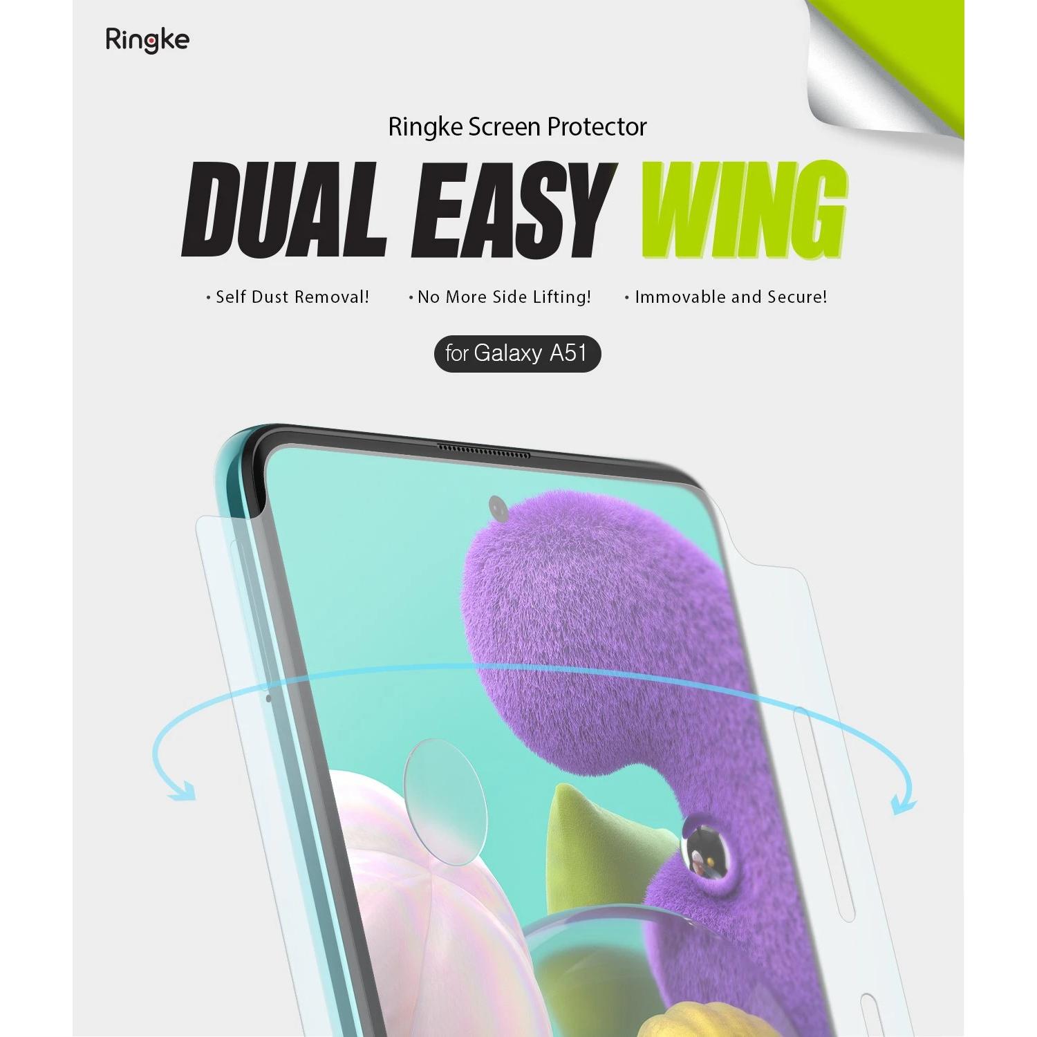 Dual Easy Wing Screen Protector Galaxy A51 (2-pack)