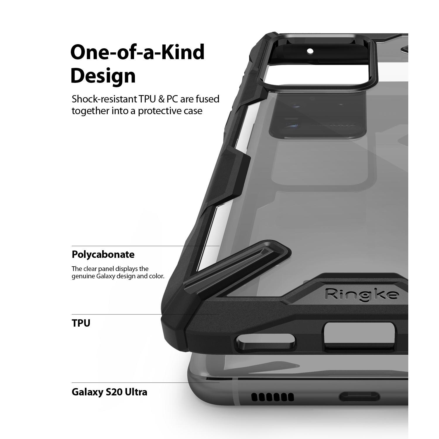 Fusion X Case Samsung Galaxy S20 Ultra Svart