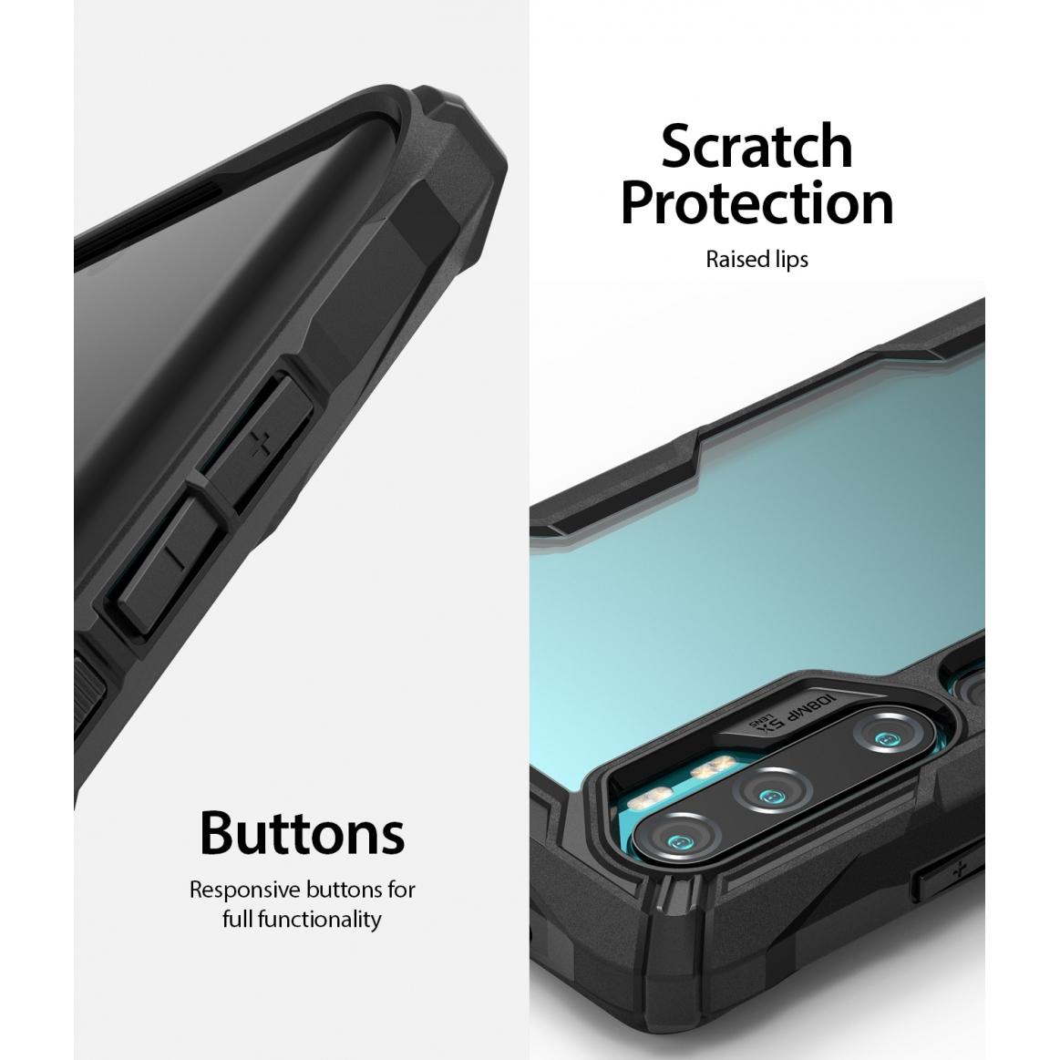 Fusion X Case Xiaomi Mi Note 10/10 Pro Black