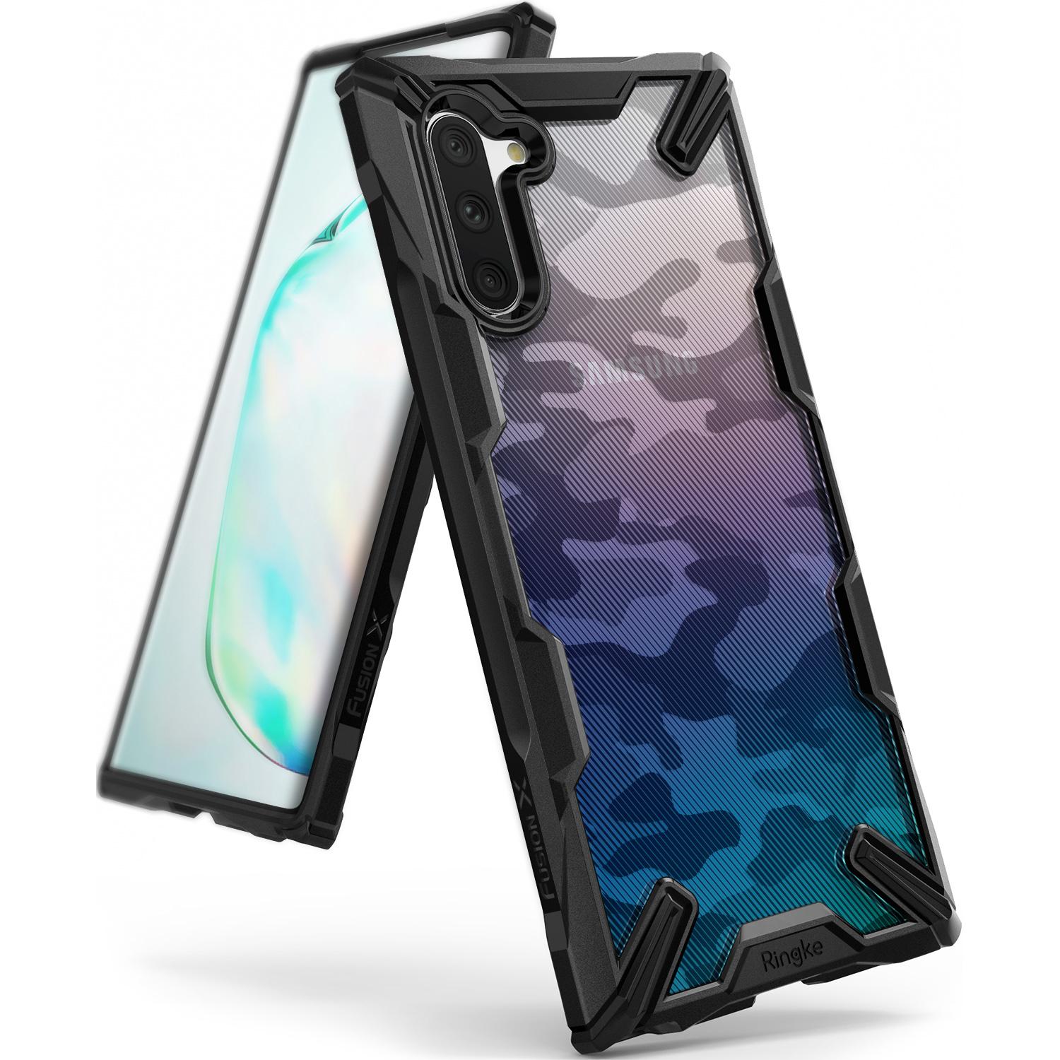Fusion X Design Case Galaxy Note 10 Camo Black